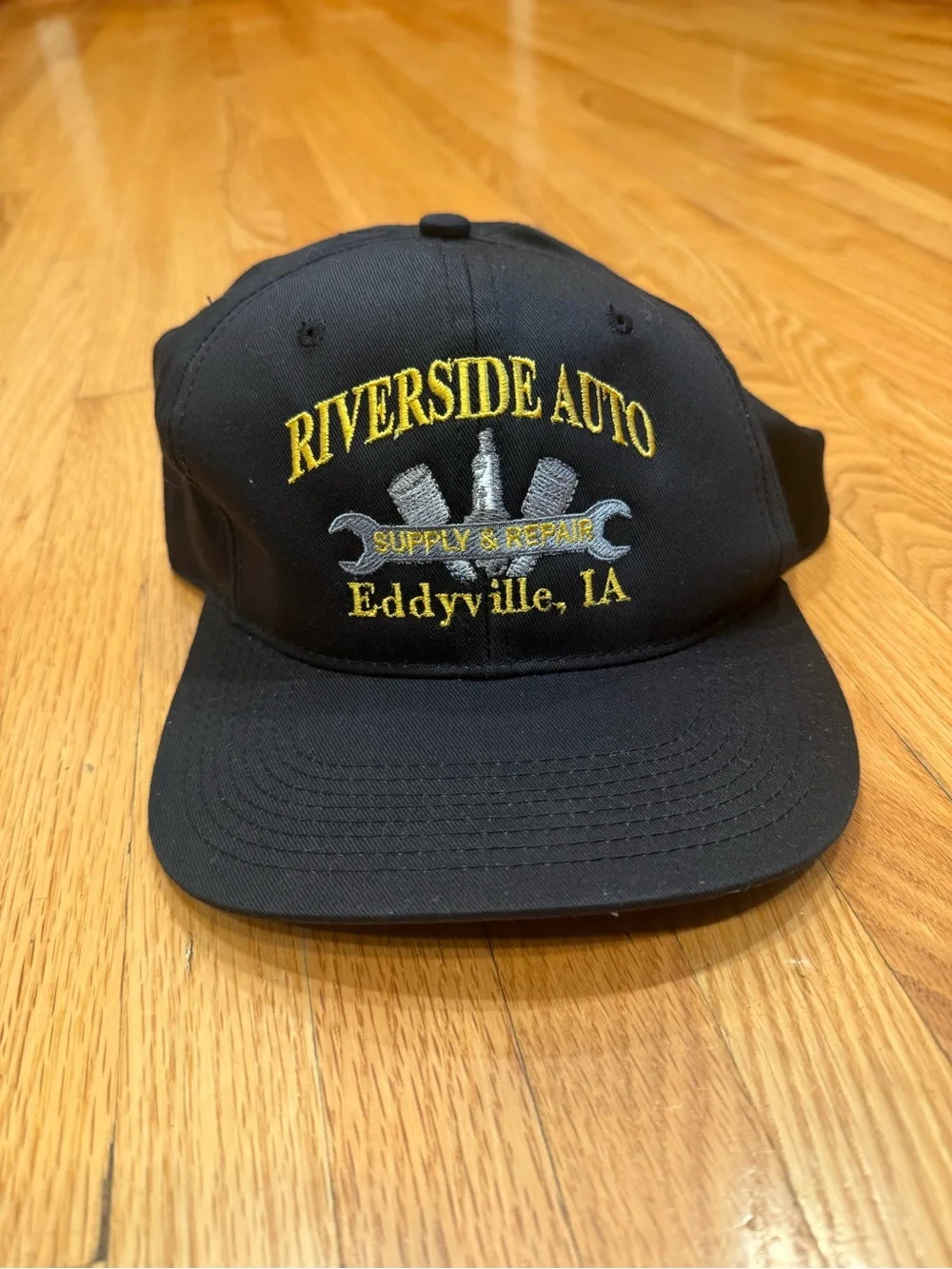Riverside Auto Eddyville Black Embroidered Hat- Eddyville, IA